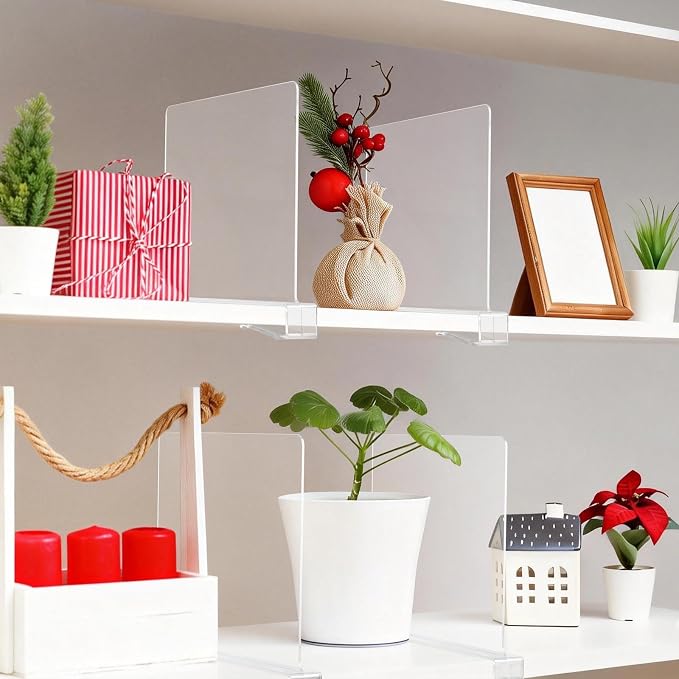LoveBB 12 Pack Shelf Dividers for Closet Organizers and Storage - Image 7