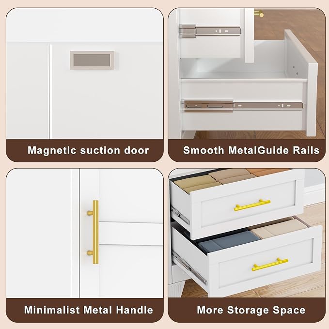 Tall Metal Narrow Storage Cabinet 67" H - Image 5