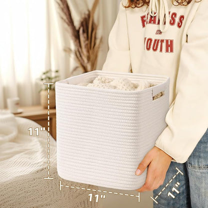 11 Inch Storage Cubes, 3 Pack Cube Storage Bins - Image 6