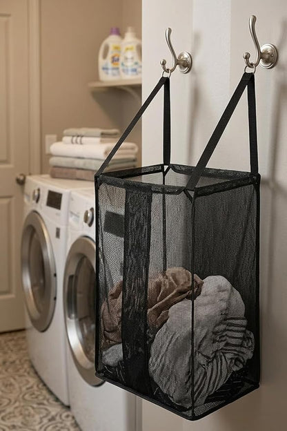ALYER Wall Hanging Mesh Laundry Hamper, Poolside Toy Storage Baskets - Image 6