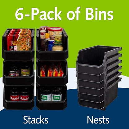 Plastic Containers for Organizing and Storage Bins for Closet, Garage or Pantry - Image 5