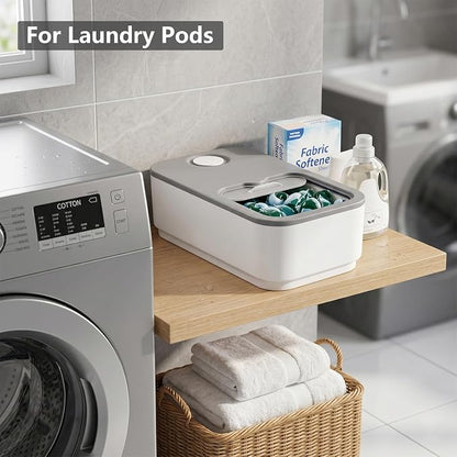 2.6GAL Laundry Powder Container, Powder Laundry Detergent Container, Plastic - Image 6