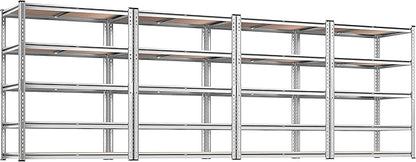 REIBII 2020LBS Garage Shelving Heavy Duty Metal Shelving 5 Tier Storage Shelves by REIBII