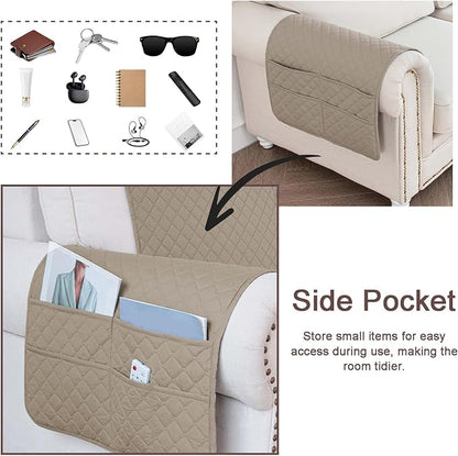 Waterproof Sofa Armrest Cover Headrest Cover - Image 4