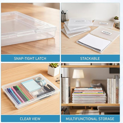 Jetec 6 Pieces Mini Plastic Clear Beads Storage Containers Box - Image 6