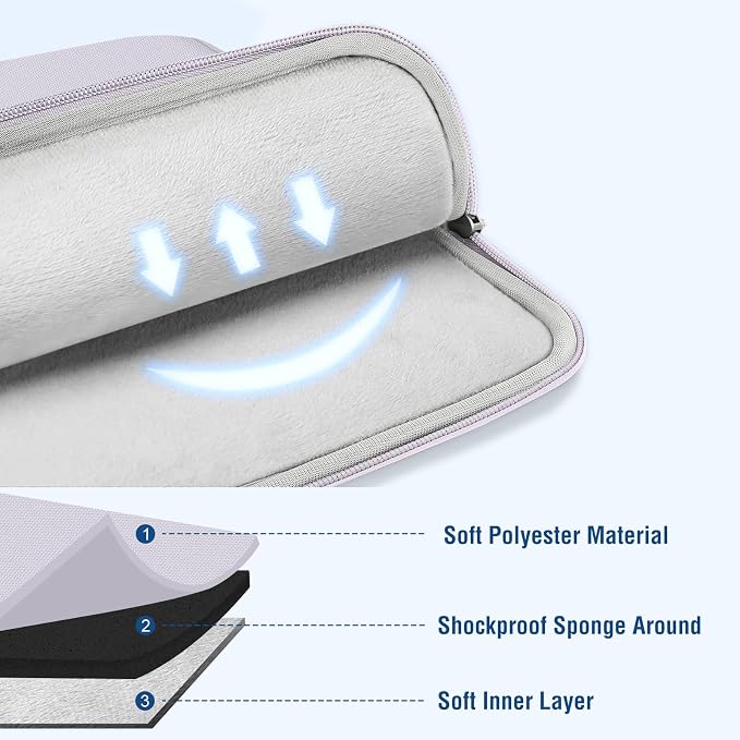 MOSISO Laptop Case 13.3 inch, 13-13.3 inch Laptop Sleeve Compatible - Image 3