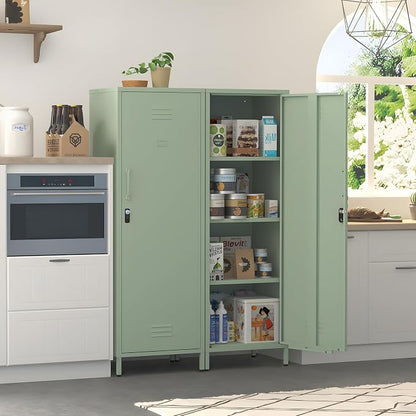Metal Locker Storage Cabinets Lockable Single File Storage Cabinet - Image 7