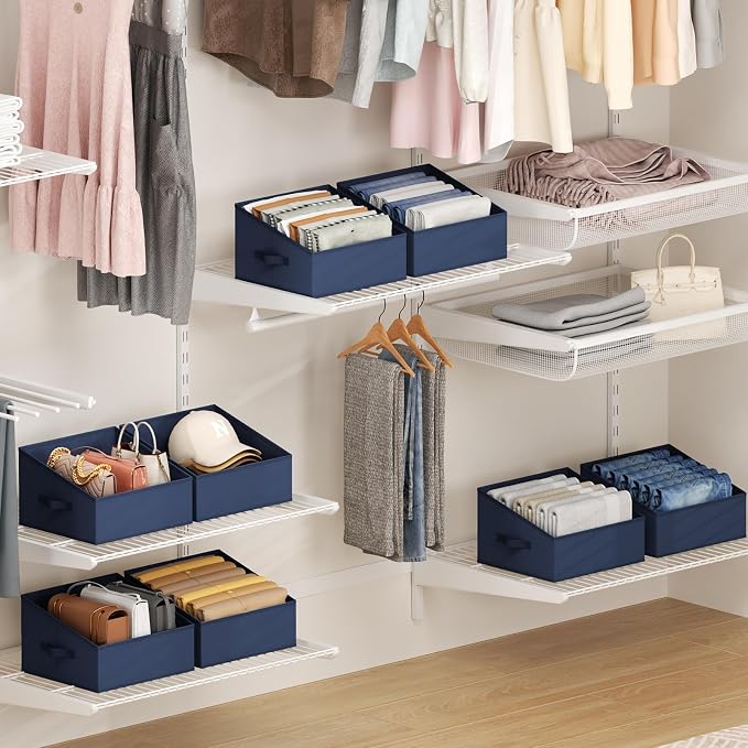 DIMJ Closet Storage Bins 12 Pack - Image 3