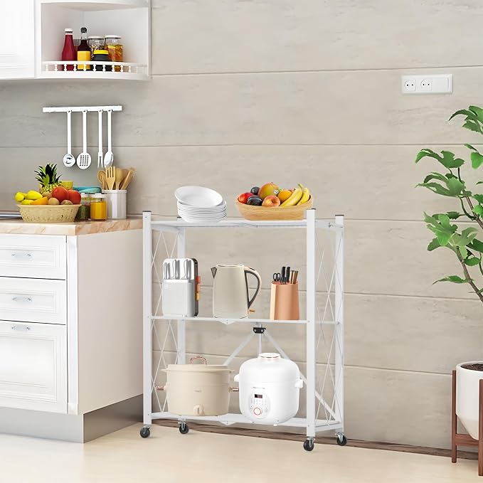 3 Tier Foldable Storage Shelf - Image 8