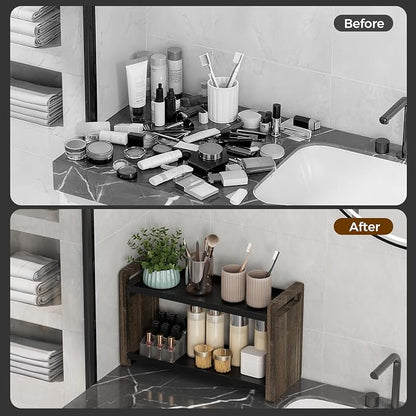 Bathroom Counter Organizer, Bathroom Sink Organizer, Vanity Shelf | Bathroom - Image 4