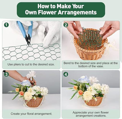 5 in×236 in Floral Wire Netting, Garden Fencing, Protect Plant & Decorate - Image 5