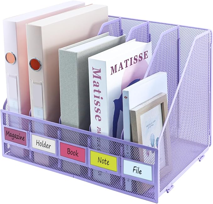 Desk Organizers, Metal Magazine File Holder by ideallife