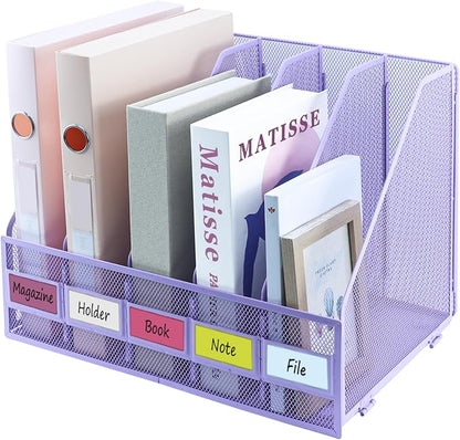 Desk Organizers, Metal Magazine File Holder by ideallife