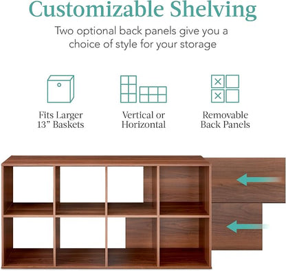 Best Choice Products 8-Cube Storage Organizer, 13.5in Shelf Opening, Display - Image 3