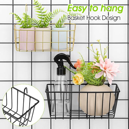 10 PCS Hanging Wire Baskets for Organizing - Image 4