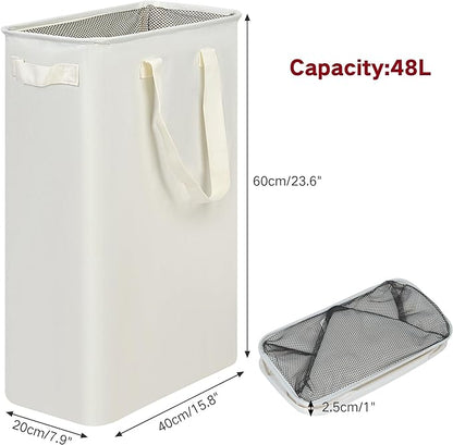 efluky Slim Laundry Basket, Narrow Laundry Hamper - Image 4