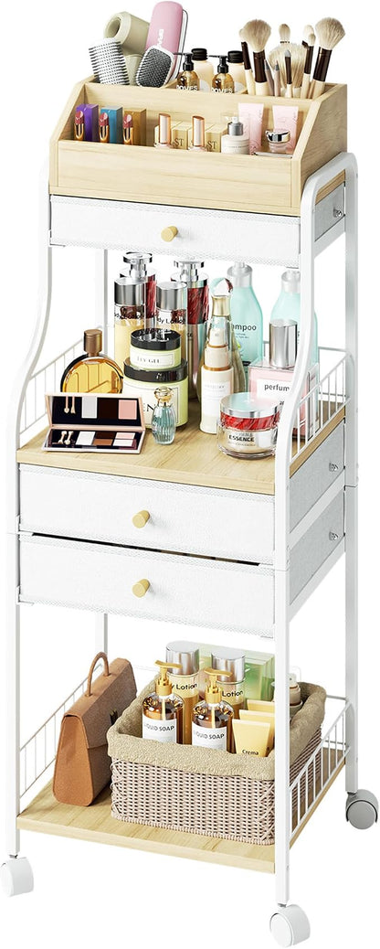SWTYMIKI Rolling Makeup Organizer Cart - Image 9