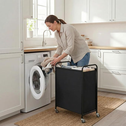 GRANNY SAYS 2 Section 130L Laundry Sorter, Large Laundry Hamper Basket - Image 8