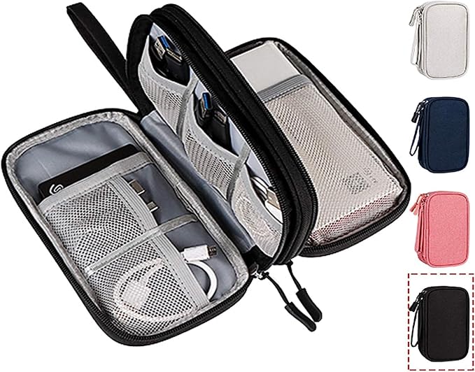 CAOODKDK Electronics Accessories Organizer Pouch Bag, Travel Universal Organizer by Unknown
