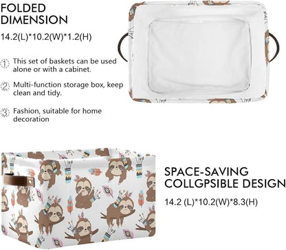 ZAZYXTJ Cute Sloth Storage Basket - Image 2