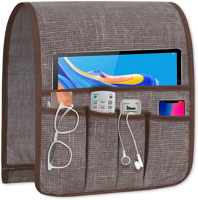 Armchair Caddy Remote Control Holder, Couch Caddy Gifts by WETRBWEH