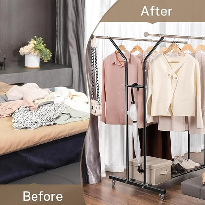 VICERII Clothing Rack, Heavy Duty Clothes Racks - Image 8