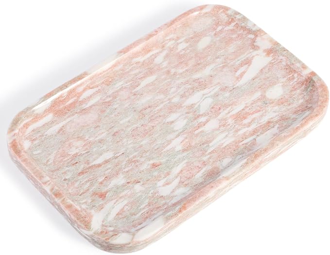 Marble Vanity Tray, Marble Bathroom Tray Countertop, Decorative Tray - Image 7