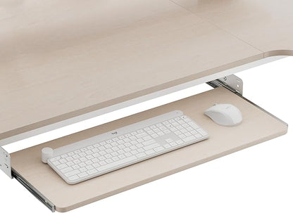 EUREKA ERGONOMIC Adjustable Keyboard Tray Under Desk, 28x11 Inch Large Slide by EUREKAERGONOMIC