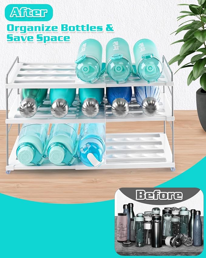 Cirhy Adjustable Water Bottle Organizer Holder - Image 6