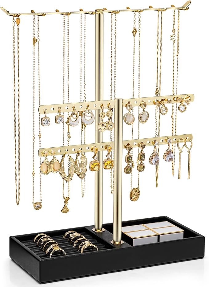 Vlando 2 Tier Jewelry Stand Organizer by VLANDO