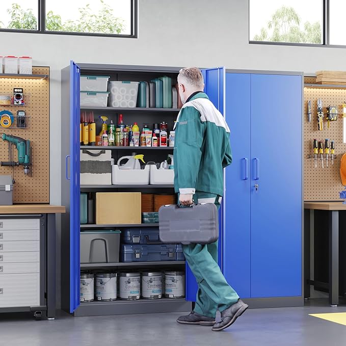 Letaya Metal Garage Storage Cabinets - Image 2