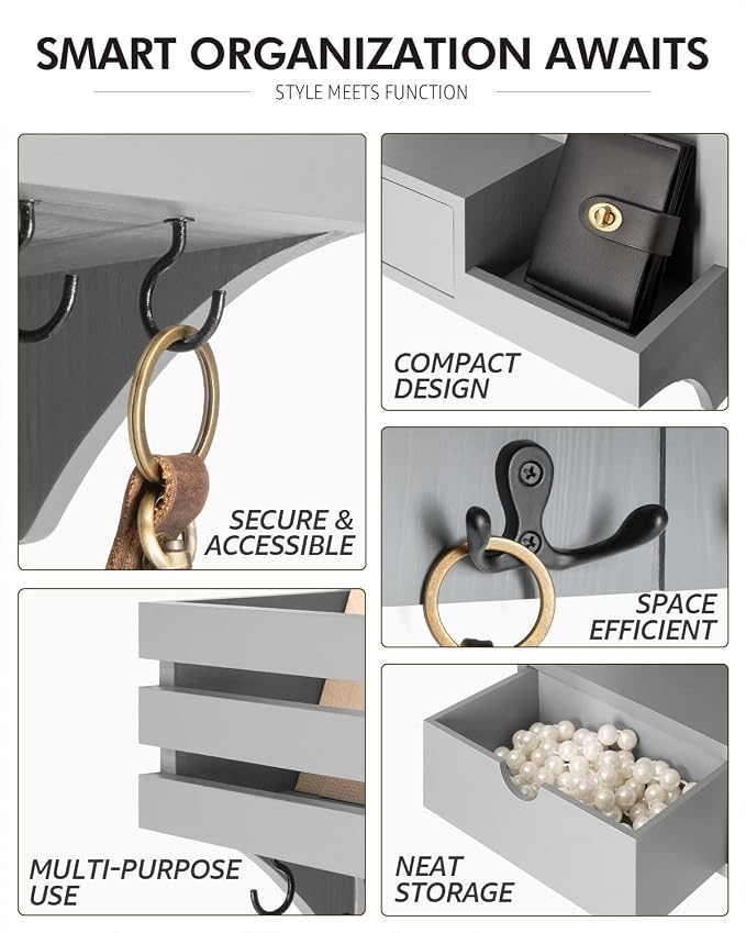 Rebee Vision Decorative Key Holder Wall Mount - Image 5