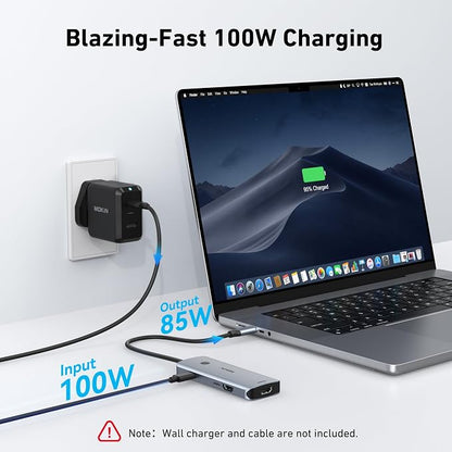 Docking Station USB C to Dual HDMI Adapter, MOKiN USB C Hub Dual HDMI Monitors - Image 6