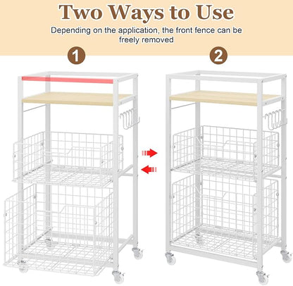 Hongtamoya 3 Tier Laundry Room Cart - Image 3