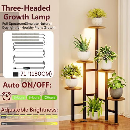 Yzosvki Corner Plant Stand Indoor - Image 4