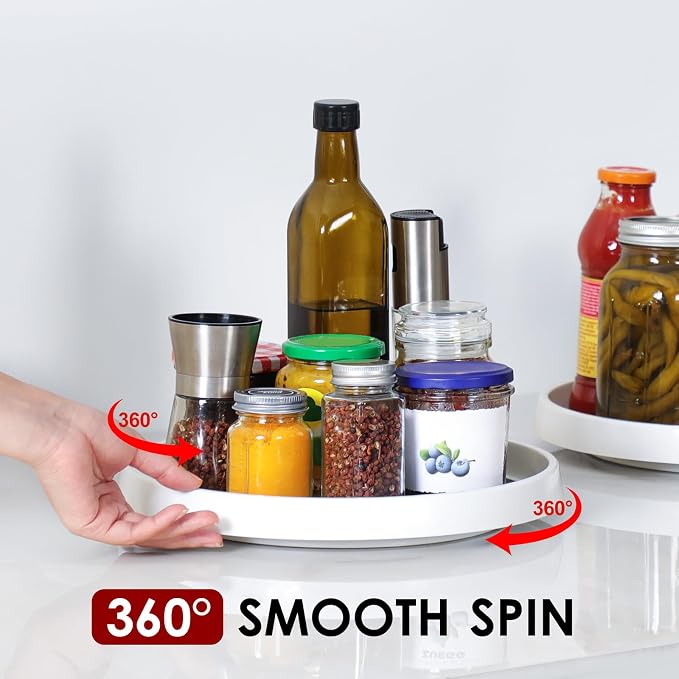 12-Inch Non-Skid Turntable Lazy Susan Organizer - Image 4