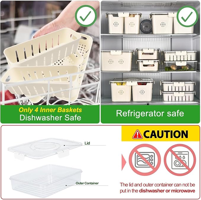 Salad Bar Containers for Fridge - Image 2