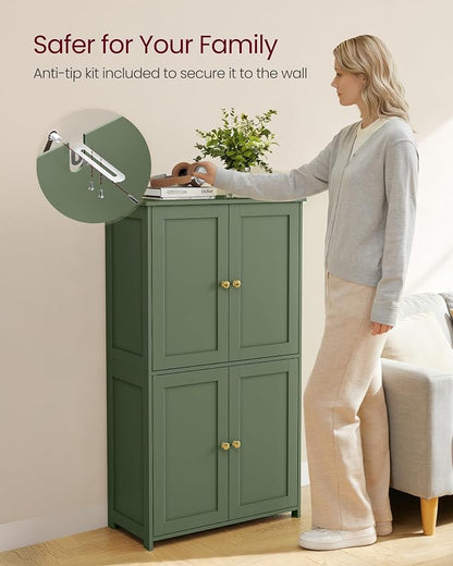 VASAGLE Floor Storage Cabinet, Shaker Cabinet - Image 7