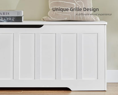VANKILEY 51.2" Storage Chest Extra Large, Wooden Storage Bench, - Image 7