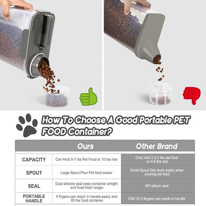 5-7Lbs Cat Dog Pet Food Storage Container - Image 3