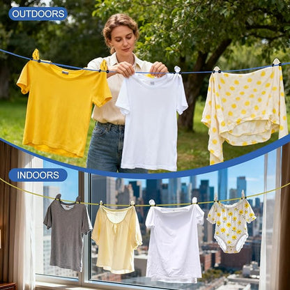2 Pack Travel and Camping Clothesline - Image 8