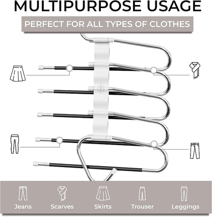 MORALVE Pants Hangers Space Saving - Image 7