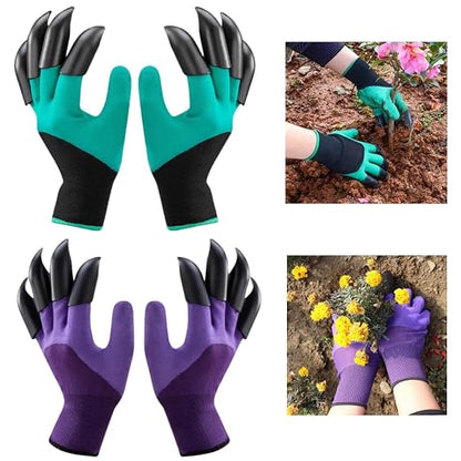Garden Gloves with Claws, Breathable Gardening Work Gloves - Image 2