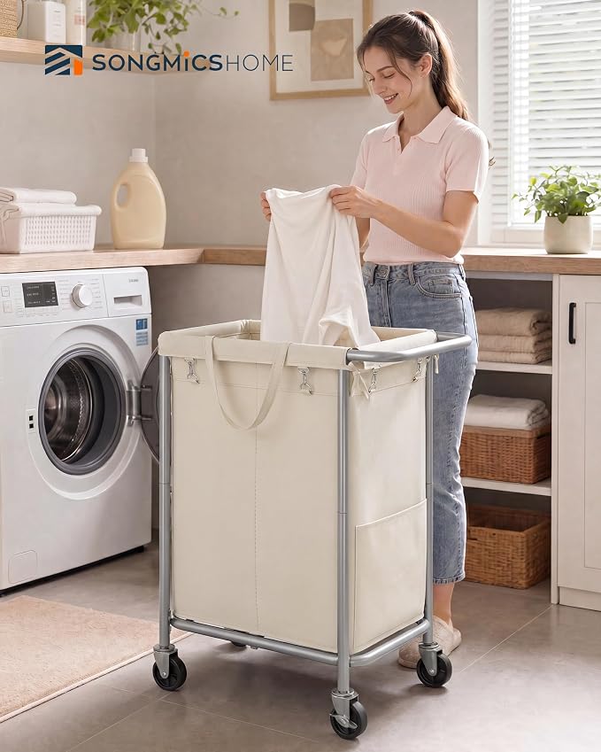 SONGMICS HOME Rolling Laundry Basket - Image 3