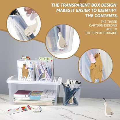 loobuu 17QT Plastic Storage Bins - Image 6