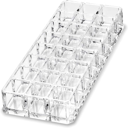 Acrylic Lipstick Makeup Organizers 24 Space Beauty Storage Refillable Cosmetic - Image 3