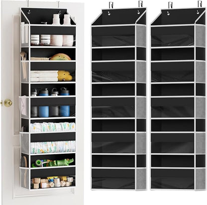 SpaceAid 2 Pack Over The Door Organizer by SpaceAid