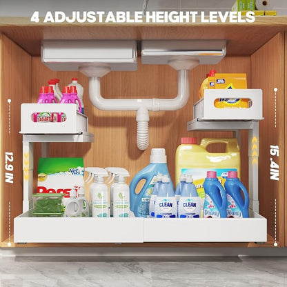 1 Pack Expandable Under Sink Organizers Storage - Image 8