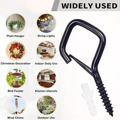 20PCS Eye Screw Hooks for Hanging Heavy Duty - Image 2