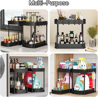 Multi-Purpose Pull-Out Storage Organizers, Under Sink & Cabinet Storage - Image 5